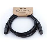 Cordial EM 2.5 FM Microkabel 2,5 m - Microfoonkabel