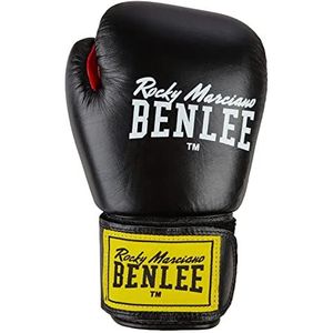 Benlee Fighter bokshandschoenen van leer, zwart/rood, 10 oz