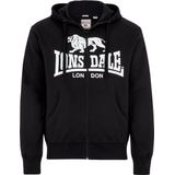 Lonsdale - Sweatjack - Zwart - 100% Gekamd Katoen