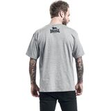 Lonsdale London - T-shirt - Logo - Grijs - 95% Katoen, 5% Viscose