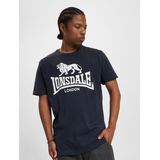 Lonsdale T-shirt met logo voor heren, Rosa Roja, XS/S