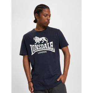 LONSDALE Shirt  blauw / wit