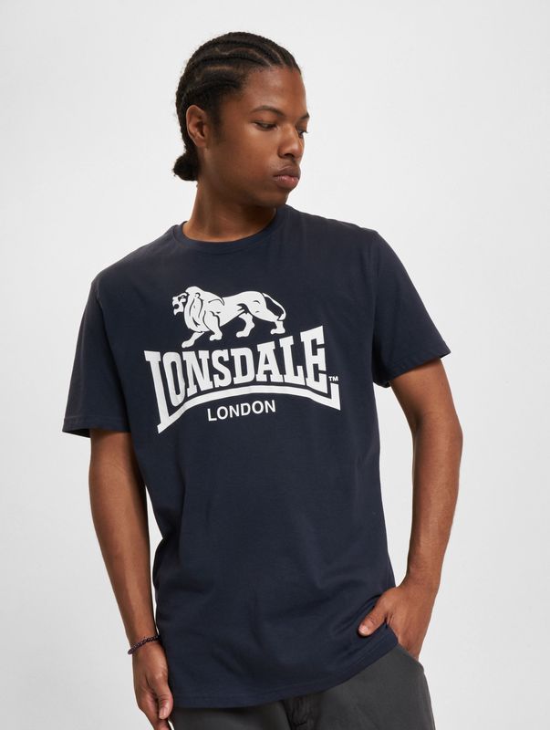 Lonsdale T-shirt met logo voor heren, Rosa Roja, XS/S