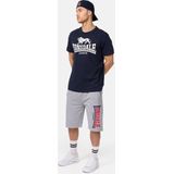 Lonsdale - Logo Jam - Korte Sportbroek - Grijs - 100% Gekamd Katoen