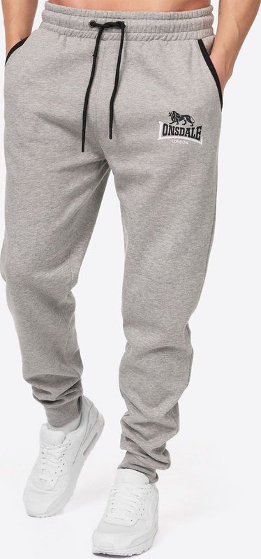 Lonsdale - Joggingbroek TWO TONES - Grijs - 100% Katoen - Logoprint