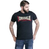 Lonsdale Herren T-Shirt normale Passform TWO TONE