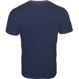 LONSDALE Shirt  blauw / kersrood / wit
