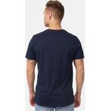 LONSDALE Shirt  blauw / kersrood / wit
