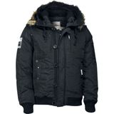 Lonsdale London Jarreth Winterjas zwart XL Polyester Heren - Street wear