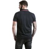 Lonsdale - Lynton - Poloshirt - Zwart - Smalle Pasvorm