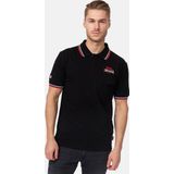 Lonsdale - Lynton - Poloshirt - Zwart - Smalle Pasvorm
