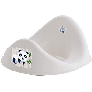 Rotho Babydesign Organische zitting met Panda-motief, 100% biologisch afbreekbaar, 30,2 x 26,4 x 21,5 cm, biologisch wit