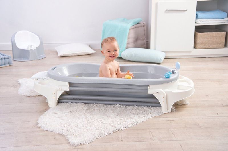 Rotho Babydesign Top xtra Grote Badkuip, Stone grey