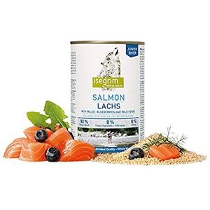 Isegrim Isegrim Nassfutter für Hunde in Dosen JUNIOR Lachs-Brei Heidelbeere 400G