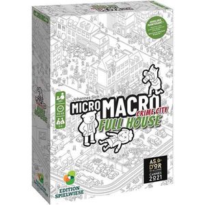 MicroMacro - Crime City - Bordspel - Inclusief 16 Zaken - 75 x 110 cm