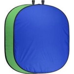 Walimex pro Opvouwbare achtergrond pro (150 x 210 cm) groen/blauw 20731