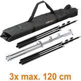 Walimex 12702 Pro 20982 statieftas tot 98 cm, zwart