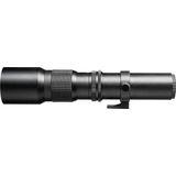 Walimex 500 mm 1:8,0 DSLR-lens voor C-Mount bajonet zwart (handmatige focus, voor full-size sensor gerekend, filterdiameter 67 mm, met uittrekbare zonnekap)