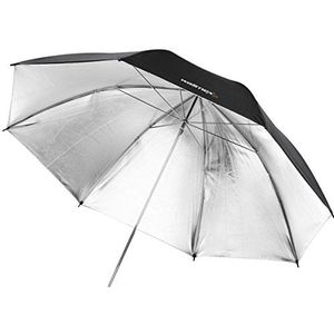 Walimex Pro Reflecterende paraplu 2-laags (109 cm) zwart/zilver