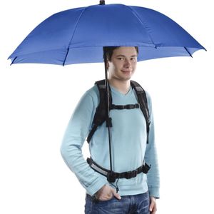 Swing handsfree paraplu met draagriemen, marineblauw