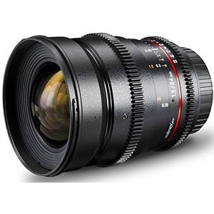 Walimex 24/1.5 Video DSLR Nikon F (Nikon F, APS-C / DX, Volledig formaat, Micro Vier Derde), Objectief, Zwart