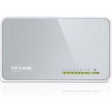 TP-Link - Tl-Sf1008d - Netwerkschakelaar - Wit - 8 Poorten - Energiezuinig