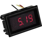 JOY-IT Digital Voltmeter 4 Digit, Einbauinstrument,
