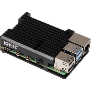Joy-it - ARMOR Case BLOCK - Behuizing - Zwart - Geschikt voor Raspberry Pi®