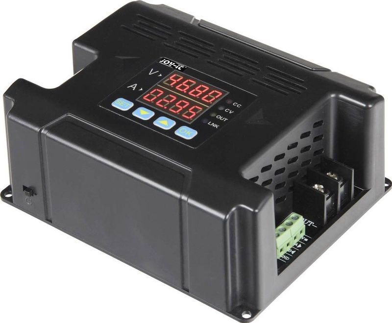 Joy-it DPM8624 Labvoeding, regelbaar 0 - 60 V 0 mA (min.) 1400 W Programmeerbaar, Op afstand bedienbaar, Smal model Aan