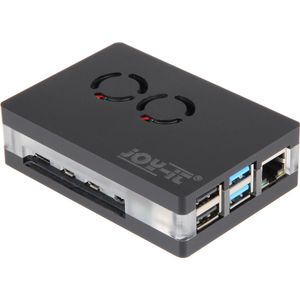 Raspberry Acryl Geh&#228;use f&#252;r Pi 4 mit L&#252;fter