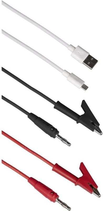 JOY-IT Ladekabel, JT-RD60-chg-cable, Batterieladekabel mit Klemmen 25A 1M Länge