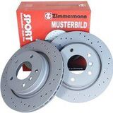 ZIMMERMANN Remschijf VW,AUDI,SKODA 100.3309.52 5QM615601A,3QD615601A,1K0615601N Remschijven 5Q0615601E,3QF615601A,5Q0615601S