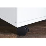 riess-ambiente Rollcontainer BIG DEAL - 45cm weiß Hochglanz 3 Schubladen modern