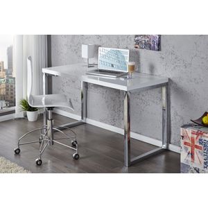 Modern Bureau - White Desk - Witte Hoogglans - 120 cm