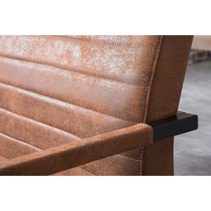 riess-ambiente Sitzbank LOFT 160cm vintage braun, mit Microfaser-Bezug