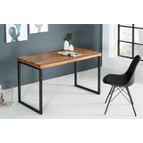 Elegant bureau ELEMENTS 118 cm metalen frame met Sheesham Stone-afwerking - 38606