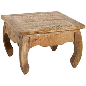 Massief - OPIUM ANTIQUE - Salontafel - Natuurlijk Mangohout - 60 cm