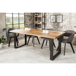 eettafel mangohout 160 cm