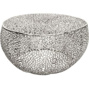 leaf salontafel zilver 80 cm
