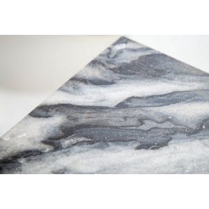 Elegante salontafel ELEMENTS 50cm grijs met gepolijst marmeren blad - 40113
