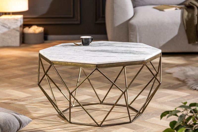 Salontafel Diamant wit marmer