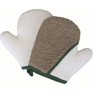 Massage / Anti scrub handschoen/ Badhandschoen gemaakt van Chinees gras