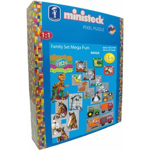 Ministeck Familieset - Hobbypakket - Mega Fun - XXL Box - 4000 Stukjes