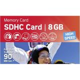 AgfaPhoto - SDHC-kaart - 8GB - Blauw - Klasse 10 - UHS I U1