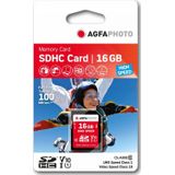 AgfaPhoto SDHC-kaart 10426 - Klasse 10 - 16GB