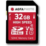 Agfa Photo SDHC Kaart - 32GB - Class 10 UHS I U1 V10