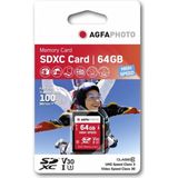Agfa Photo SDXC 64GB - High Speed Class 10 UHS I U1 V30
