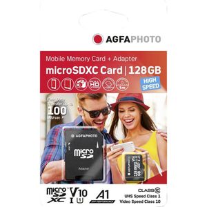 Agfa Photo MicroSDXC UHS-I 128GB High Speed Class 10 U1 V10