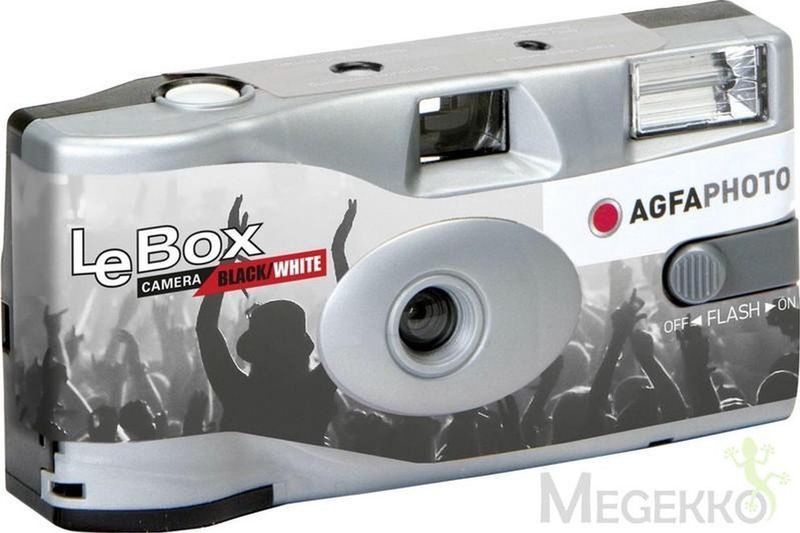 Agfaphoto - LeBox Black&White - Wegwerp Camera - Zwart-Wit - 31 mm Lens