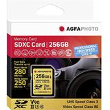 AGFAPHOTO - Sdxc Uhs Ii - Geheugenkaart - 256 GB - Goud